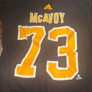Adidas Black and Gold McAvoy Jersey